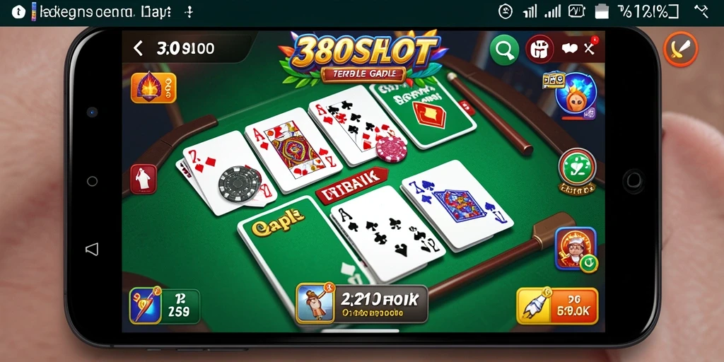 Tampilan gameplay Gaple yang seru dan interaktif di 380SLOT.