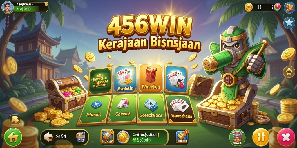 Screenshot gameplay 456WIN menampilkan keseruan manajemen bisnis.