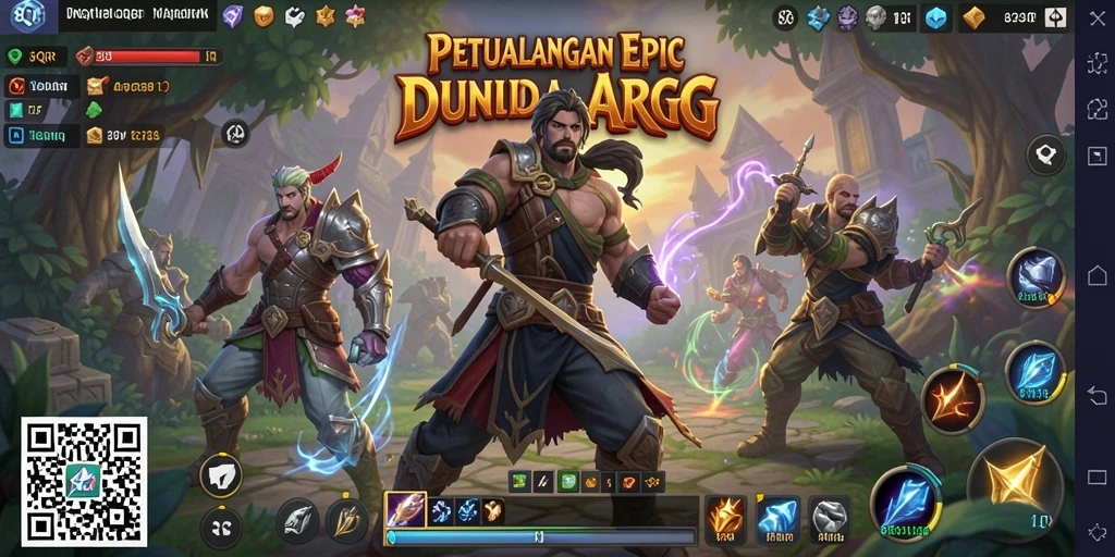 Tampilan gameplay ARPG yang mendebarkan dan grafis menawan.