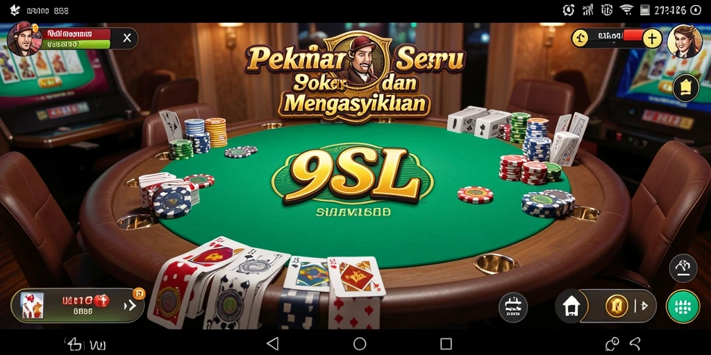 Screenshot gameplay Poker yang menarik di 9SL.