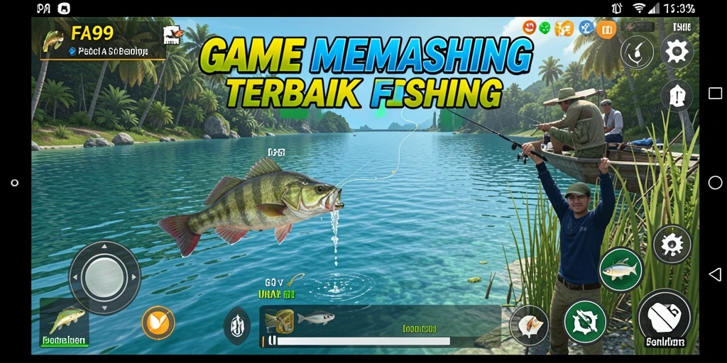 Tangkapan ikan yang seru dalam gameplay FA99.