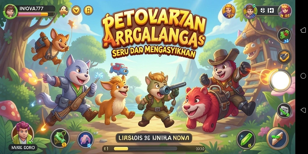 Screenshot gameplay INOVA77 yang menampilkan aksi seru dalam permainan Arcade.
