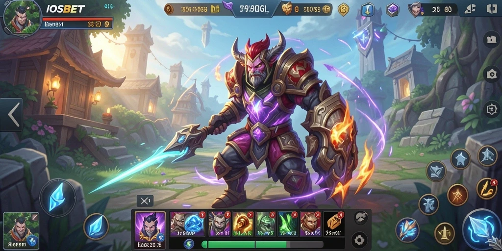 Tampilan gameplay yang menarik di IOSBET dengan elemen strategis yang kuat.