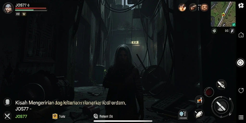 Tampilan gameplay memikat dengan elemen Horror yang mencekam.