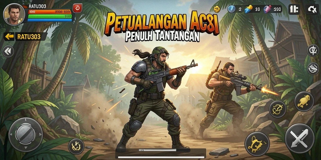 Tangkapan layar gameplay RATU303 menampilkan aksi seru dan grafis yang memukau.