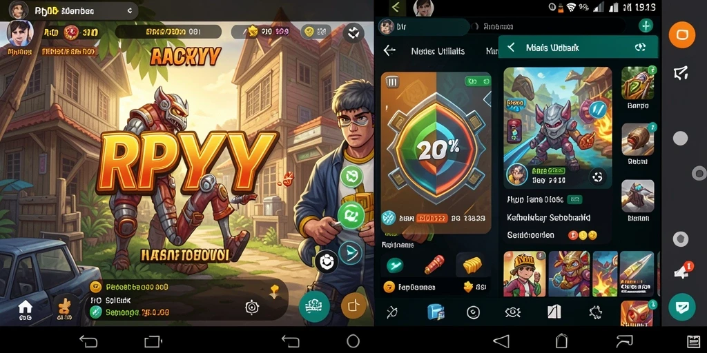 Tampilan antarmuka pengguna RPYYY yang intuitif dan modern.