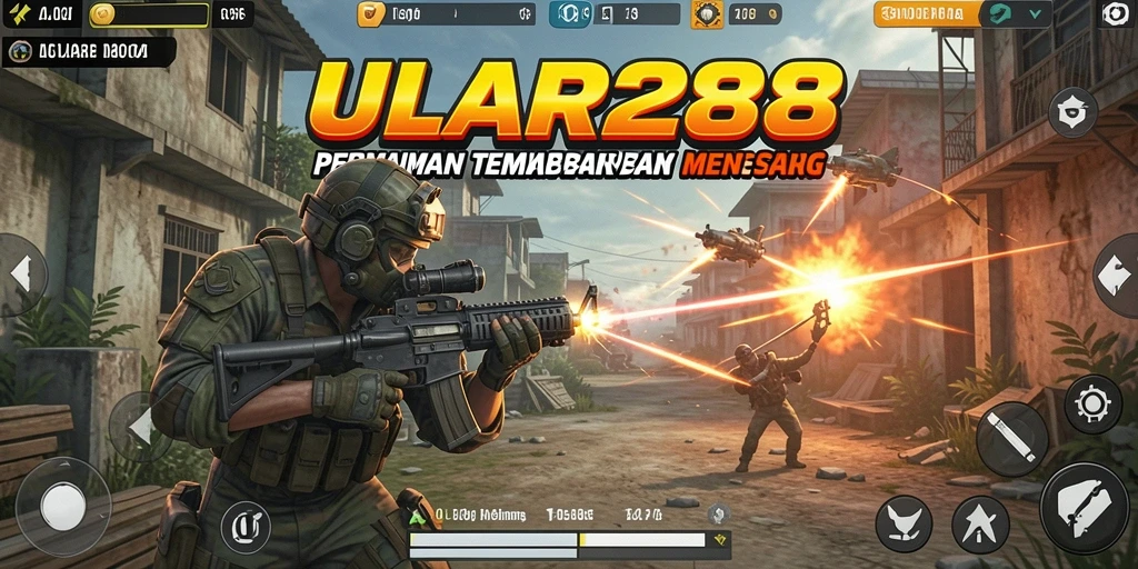 Tampilkan aksi seru gameplay TPS ULAR288 dengan intensitas tinggi.